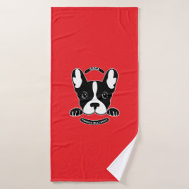 Funny French Bulldog Gifts Badhanddoek