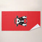 Funny French Bulldog Gifts Badhanddoek (Badhanddoek)