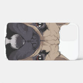 Funny French Bulldog Head Dog Case-Mate iPhone Case (Achterkant (horizontaal))