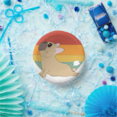 Funny French Bulldog in Yoga Pose Papieren Kommen (Feest)