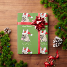 Funny French Bulldog kerstpattern Cute