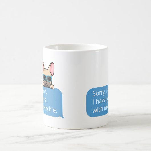 Funny French Bulldog Mok (Center)