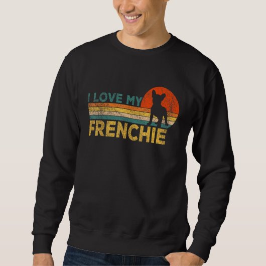 Funny French Bulldog Owner Frenchie Ma Frenchie D Trui (Voorkant)