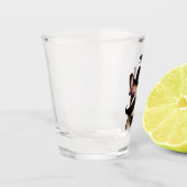 Funny French Bulldog Pour Custom Shot Glas (Links)