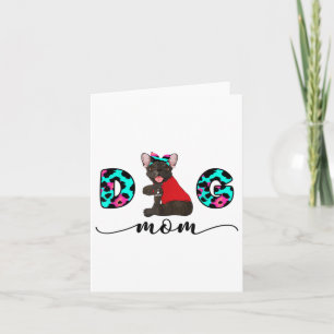 Funny French Bulldog Tattoo Ik hou van je hond Leo Kaart
