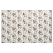 Funny French Bulldogs patterned Frenchie Lover's Stof (Fat Quarter)