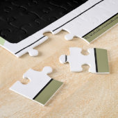 Funny French Chef Cartoon Art Voila Gourmet Legpuzzel (Zijkant)