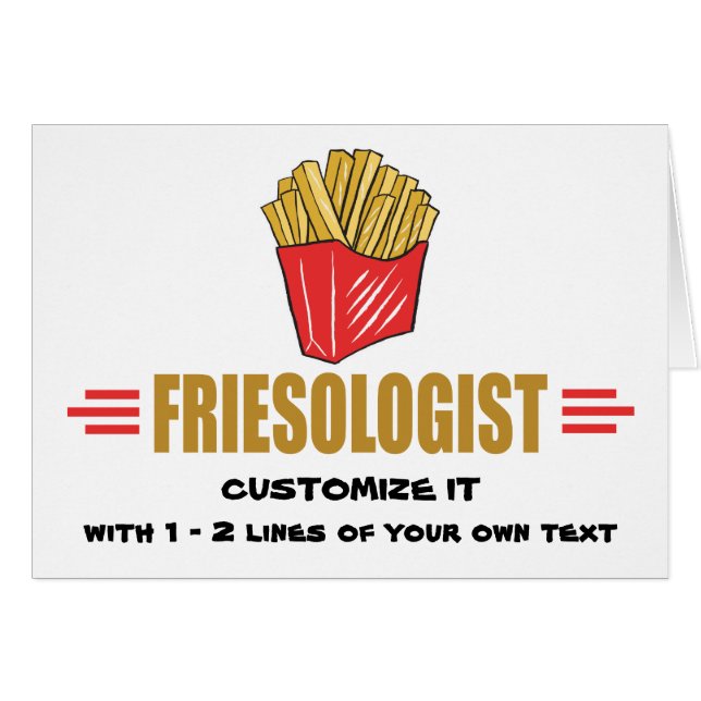 Funny French Fries (Voorkant Horizontaal)