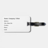 Funny French Fries Bagagelabel (Achterkant horizontaal)