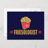 Funny French Fries Briefkaart (Voorkant / Achterkant)