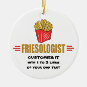 Funny French Fries Keramisch Ornament (Voorkant)