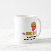 Funny French Fries Koffiemok (Voorkant rechts)