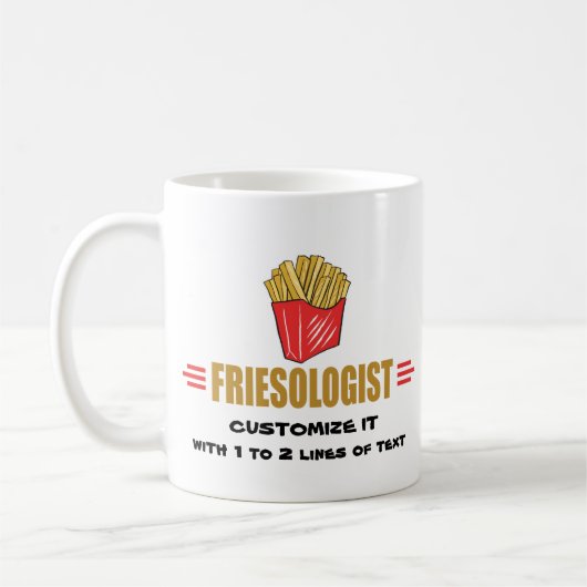 Funny French Fries Koffiemok (Links)