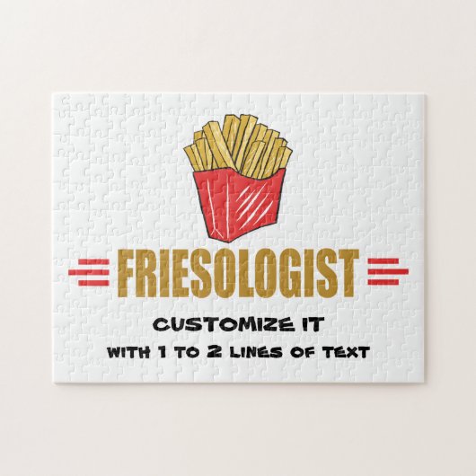 Funny French Fries Legpuzzel (Horizontaal)