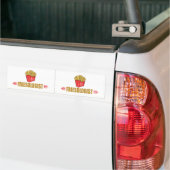 Funny French Fries Lover Bumpersticker (Op Truck)