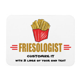 Funny French Fries Magneet