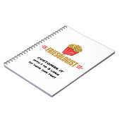 Funny French Fries Notitieboek (Linkerzijde)