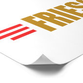 Funny French Fries Poster (Hoek)