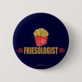 Funny French Fries Ronde Button 5,7 Cm (Voorkant)