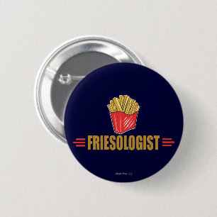 Funny French Fries Ronde Button 5,7 Cm