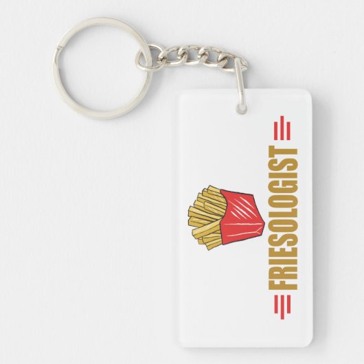 Funny French Fries Sleutelhanger (Voorkant)