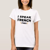 Funny French Fries T-shirt (Voorkant)