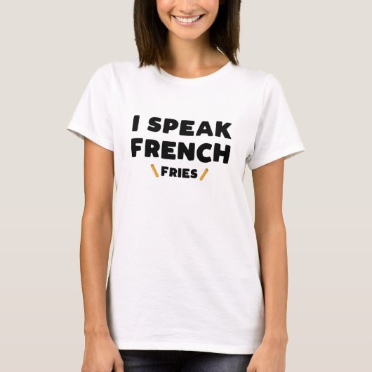 Funny French Fries T-shirt (Voorkant)