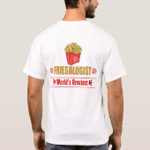 Funny French Fries T-shirt (Achterkant)