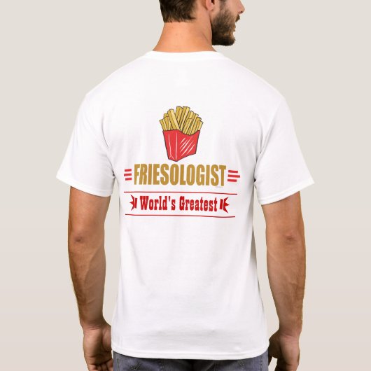Funny French Fries T-shirt (Achterkant)