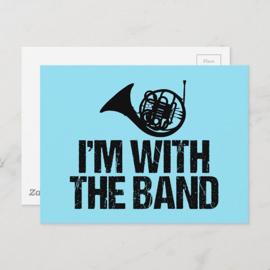 Funny French Horn Briefkaart (Voorkant / Achterkant)