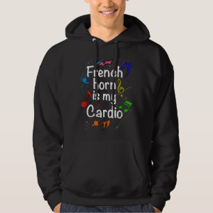 Funny French Horn Musical Instrument French Horn P Hoodie