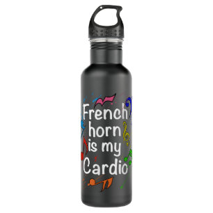 Funny French Horn Musical Instrument French Horn P Waterfles