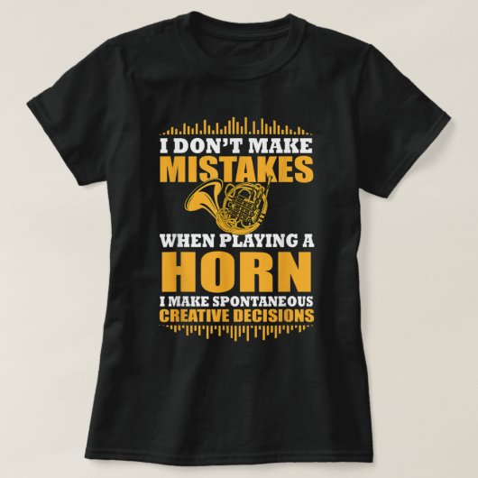 Funny French Horn Saying Gift Horn Player279 T-shirt (Design voorkant)