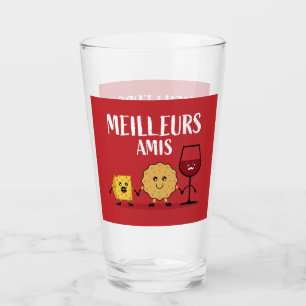 Funny French-kaasliefhebbers Glas