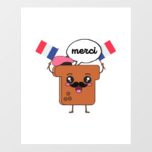 Funny French Toast "Merci"