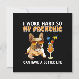 Funny Frenchie French Bulldog Lover Feestdagenkaart
