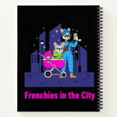  Funny Frenchies in the City | Cute Cartoon French Notitieboek (Achterkant)