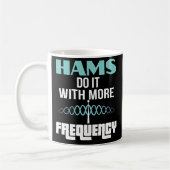 Funny Frequency Ham Radio Operator Coffee Mok Gift (Links)