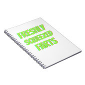 Funny Freshly Squeezed Farts Notitieboek (Rechterzijde)