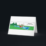 Funny Freudian Slip en Slide Kaart<br><div class="desc">Ken je iemand die een beetje moet juichen? Of heb je ze al een tijdje niet gezien? Stuur een briefje om iemands dag op te helderen met dit grappige wenskaart. Halfgelakte Kaart voor komieken - Freudian Slip en Slide</div>