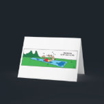 Funny Freudian Slip en Slide Kaart<br><div class="desc">Ken je iemand die een beetje moet juichen? Of heb je ze al een tijdje niet gezien? Stuur een briefje om iemands dag op te helderen met dit grappige wenskaart. Halfgelakte Kaart voor komieken - Freudian Slip en Slide</div>