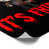 Funny Friday 13th Funny Halloween Horror  Poster (Hoek)