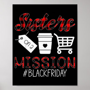 Funny Friday Squad Zwarte Winkel Seizoen Zusters O Poster