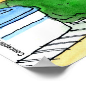 Funny Fridge Chicken Egg Family Poster (Hoek)