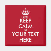 Funny fridge magneten | Ik kan de sjabloon niet ka (Voorkant)