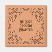 Funny Fridge Ye Olde Cooling Chamber Celtic Border Magneet (Voorkant)