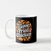 Funny Fried Chicken Art For Men Women Kids Fast Fo Koffiemok (Links)