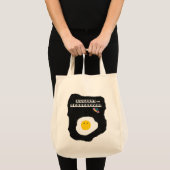 Funny Fried egg in de ruimte Tote Bag (Voorkant (product))