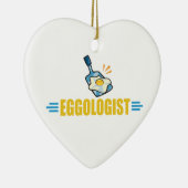Funny Fried Eggs Keramisch Ornament (Rechts)