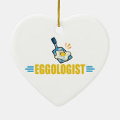 Funny Fried Eggs Keramisch Ornament (Achterkant)
